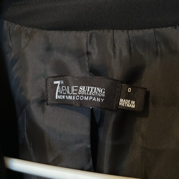 New York & Company Black Blazer with Polka Dot Cuffs - Picture 4 of 4